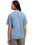 Puma ESS Relaxed Tee in casual fit with subtle cat logo embroidery for effortless style