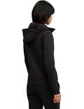 Puma Evostripe Full-Zip Hoodie with reflective cat logo, high neck hood, full zip closure, raglan sleeves, and breathable mesh details