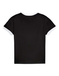 Puma T7 Slim Tee with T7 panel inserts, rib neckline, rib cuffs, and embroidered Cat Logo on chest – slim fit athletic t-shirt made with recycled polyester and elastane