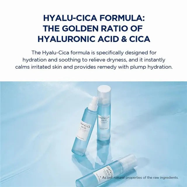Hydrating mist with Centella and hyaluronic acid for glowing skin