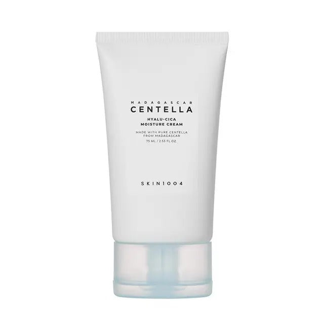 Skincare tube labeled 'Madagascar Centella' on a white background