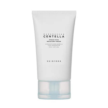 Skincare tube labeled 'Madagascar Centella' on a white background