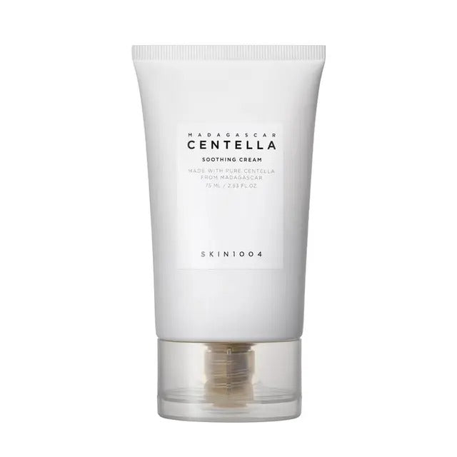 Skincare tube labeled 'Madagascar Centella' on a white background