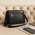 Black Leather Clutch Bag Shoulder Bag – LeatherLuxe
