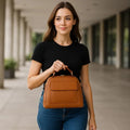 Premium Leather Women's Handbag Satchel