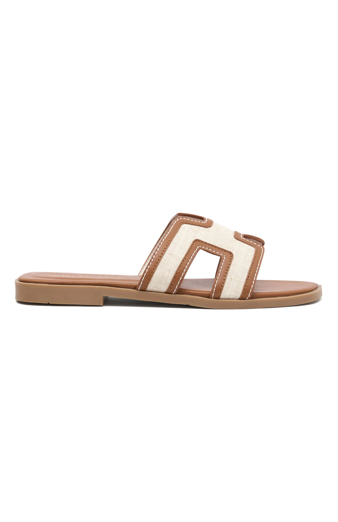 Sophia Canvas Sandals Tan Natural | Women's Casual Sandals