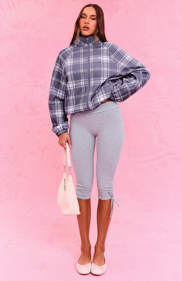 The Social Club Bianca Capri Pants Grey Marle | Women's