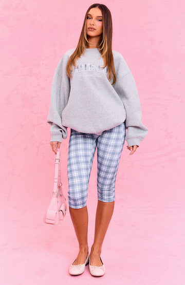 The Social Club Mirabelle Capri Pants Blue Plaid | Women's