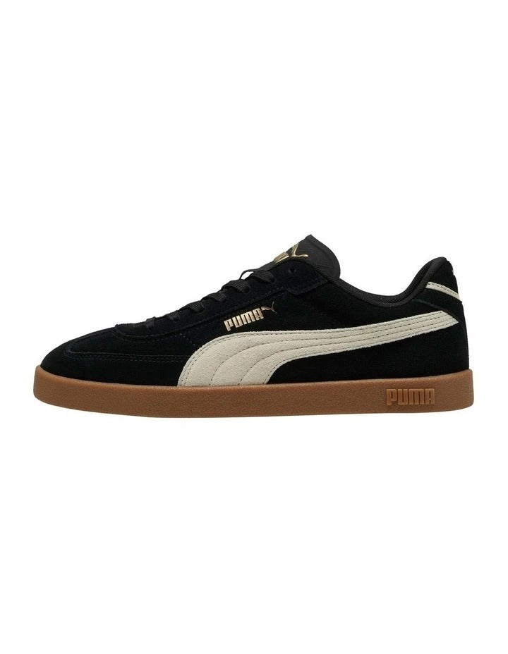 Puma Club II Era Suede women’s sneakers in premium suede with flat heel, SoftFoam cushioning, and terrace-inspired street style design