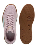 Puma Club II Era Suede women’s sneakers in premium suede with flat heel, SoftFoam cushioning, and terrace-inspired street style design