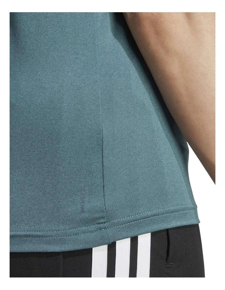 Adidas AeroReady Train Essentials Minimal Branding V-Neck Tee, view 5