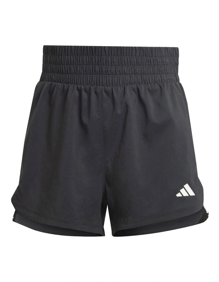 Adidas Pacer Training 3-Stripes Woven High-Rise Shorts, view 3