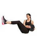 Puma W Train All Day Essential High Waist Tight for women in black, 7/8 length workout leggings with dryCELL technology and flatlock stitching