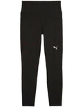 Puma W Train All Day Essential High Waist Tight for women in black, 7/8 length workout leggings with dryCELL technology and flatlock stitching