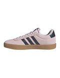 Adidas VL Court 3.0 women’s shoes with coated leather upper and low heel, stylish skater-inspired trainers in white with vulcanised outsole