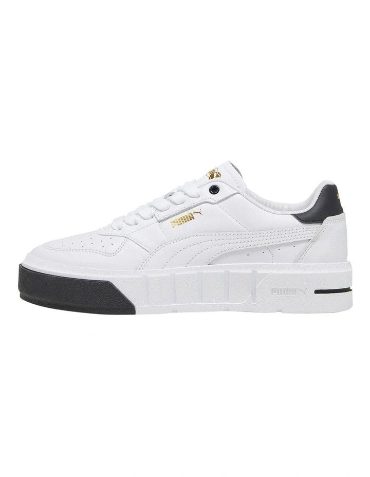 Puma Cali Court Women’s Sneakers – white leather casual sport shoes with flat heel and rubber sole