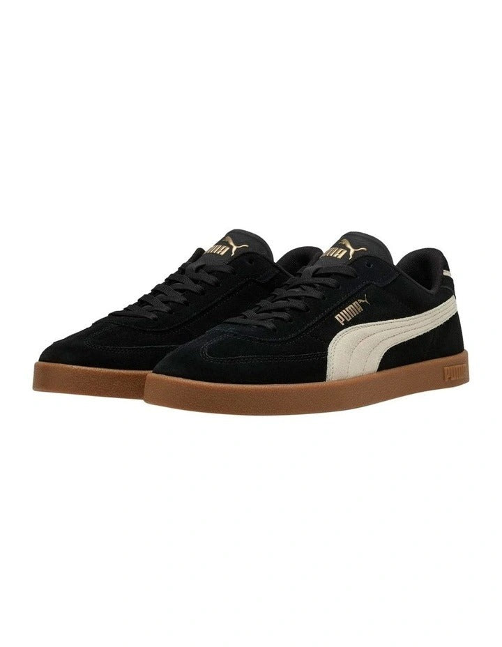Puma Club II Era Suede women’s sneakers in premium suede with flat heel, SoftFoam cushioning, and terrace-inspired street style design