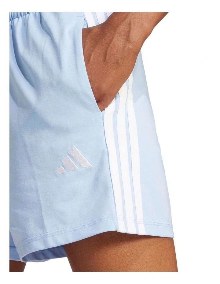 Adidas Essentials 3-Stripes Cotton Shorts, view 5