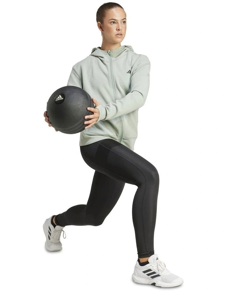 Adidas Training Full-Zip Hooded Sweatshirt, view 3