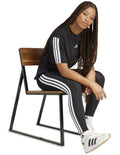 Adidas Essentials 3-Stripes Cotton Leggings Women Stretchy Comfortable Workout Pants