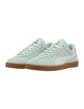Women’s Puma Club II Sneakers with suede leather upper, flat heel, SoftFoam+ cushioning, and classic Puma design