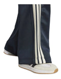Adidas Stadium 3-Stripes Track Pants for Men in Black with Satin Piping and Recycled Polyester Blend