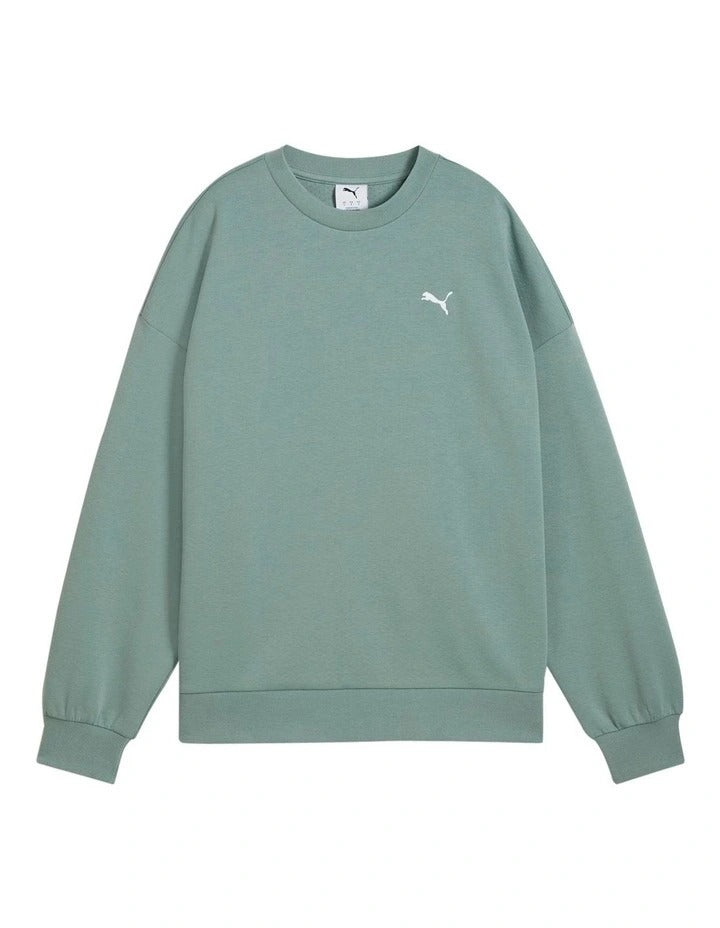 Puma Wardrobe Essentials Oversized Crew, view 6