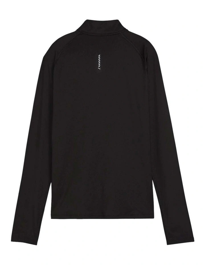 Puma Run Velocity Cloudspun 1/4 Zip Sweater for men and women, lightweight, breathable, moisture-wicking performance top