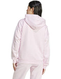 Adidas Essentials 3-Stripes Full-Zip Fleece Hoodie in soft brushed-back fleece with chest logo and adjustable hood