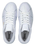 PUMA Cali Star Women's Leather Sneakers Flat Heel Rubber Outsole Stylish TPU Wrap White Shoes