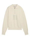 Puma Premium Essentials Polo Crew Jumper 70% Cotton 30% Recycled Cotton Streetwear Sweatshirt