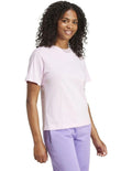 Adidas Essentials Small Logo Cotton T-shirt in soft 100% cotton with chest 3-Bar logo, casual everyday comfort wear