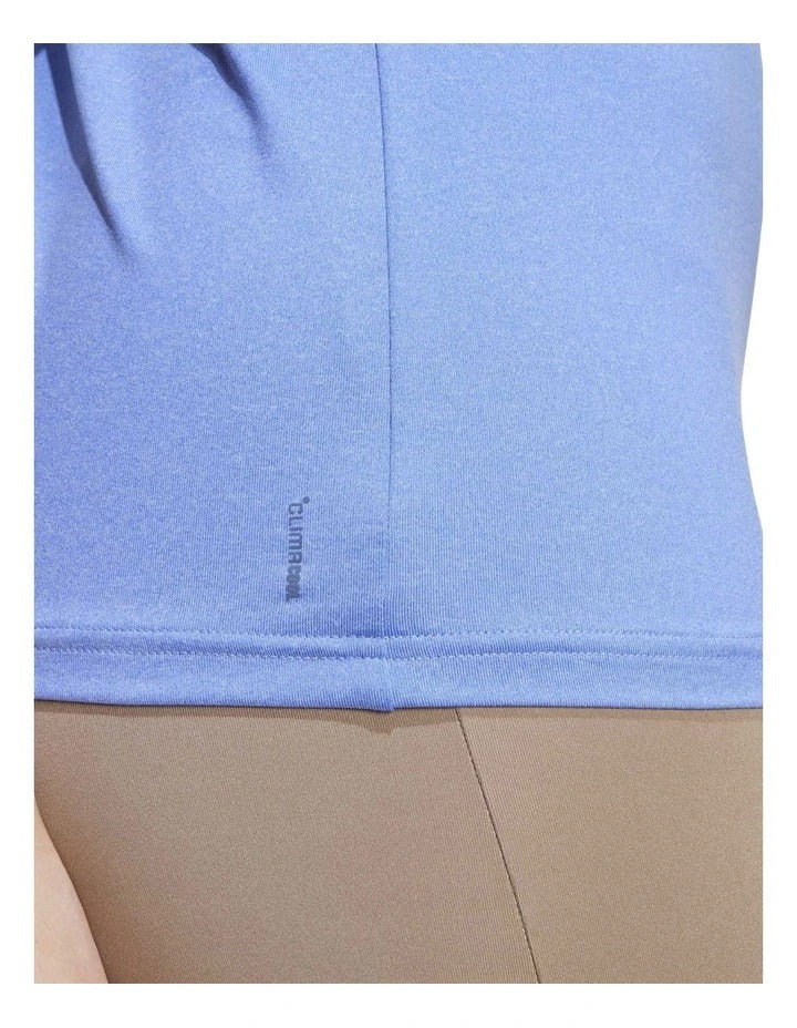 Adidas Aeroready Train Essentials Minimal Branding V-Neck Tee, view 5