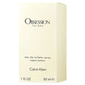 Calvin Klein Obsession For Men Eau de Toilette 30ml bottle with sleek amber fragrance design