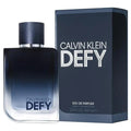 Calvin Klein Defy Eau de Parfum 100ml men’s fragrance bottle with sleek modern design