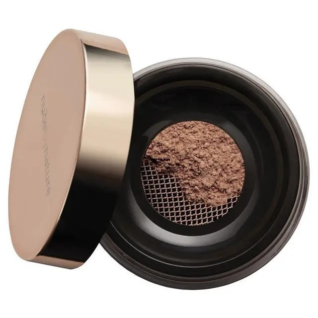 Nude by Nature N7 Dark mineral foundation with SPF 15 for radiant, natural coverage.