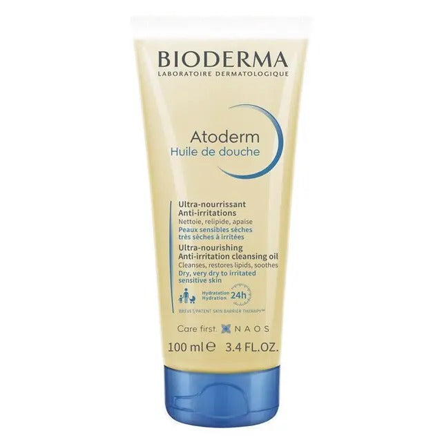 Bioderma Atoderm Shower Oil 100ml for dry, sensitive skin