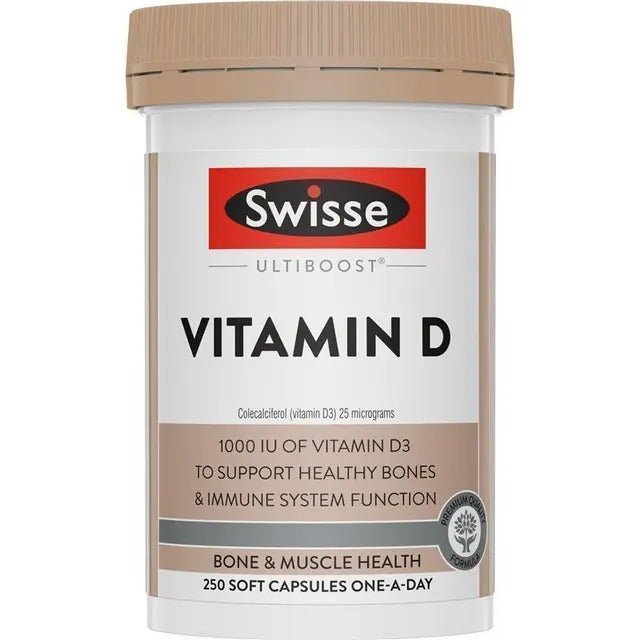 Swisse Vitamin D 250 Capsules