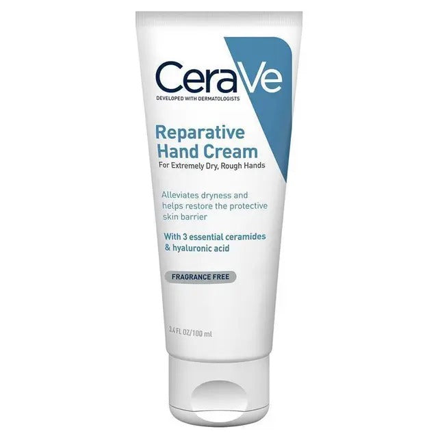 CeraVe Reparative Hand Cream 100ml – non-greasy hydration for dry hands
