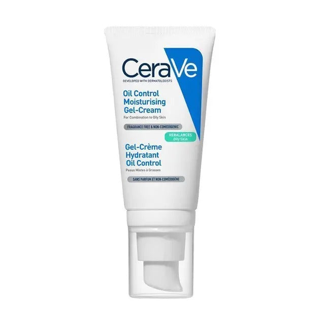 CeraVe Oil Control Gel Cream 52ml for oily skin with matte finish