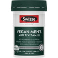 Swisse Vegan Men's Multivitamin 60 Tablets for daily energy and muscle support.