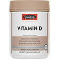 Swisse Vitamin D 500 Capsules – supports bone, teeth, and immune health; aids calcium absorption; daily supplement.