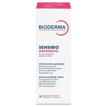 Bioderma Sensibio Defensive Light Moisturiser 40ml — soothes sensitive skin & strengthens defense barrier.