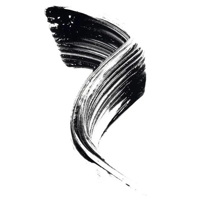 Nude by Nature black mascara for lifted, curled lashes.