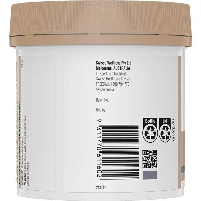 Swisse Ultiboost Magnesium 300 Tablets — supports muscle health and reduces cramps.