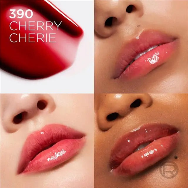 L’Oreal Paris Hyaluron Lip Oil 390 Cherry Cherie — plumping lip shine.