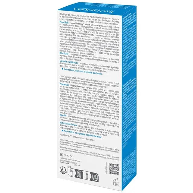 Bioderma Hydrabio Hyalu+ Serum 30ml – Hydrating Serum with Hyaluronic Acid