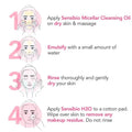 Bioderma Sensibio Micellar Power Double Cleanse Gift Set XMAS 2024 for sensitive skin — includes micellar water and cleansing oil.