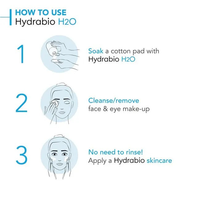 Bioderma Hydrabio H2O Micellar Water 250ml for Dehydrated Sensitive Skin