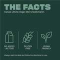 Swisse Vegan Men's Multivitamin 60 Tablets for daily energy and muscle support.